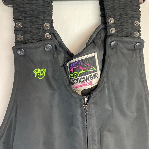 VTG Arctic Cat Arctic Wear Men's Insulated Snow Bibs Overalls - Size M TRF USA - Picture 2 of 16